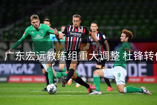广东宏远教练组重大调整 杜锋转任总教练朱芳雨获聘顾问